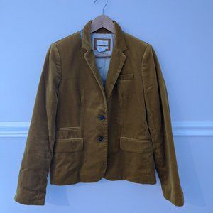 JCrew Schoolboy Blazer in Mustard
